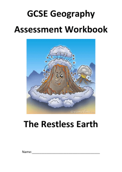 GCSE Geography Assessment Workbook The Restless Earth