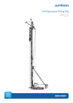 Junttan PM26 Datasheet