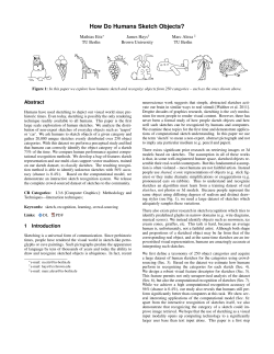 How Do Humans Sketch Objects?