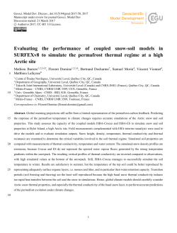 Evaluating the performance of coupled snow