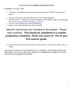 Specific Instructions are included in this packet. Please read