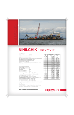 NINILCHIK - 260` x 72` x 16`