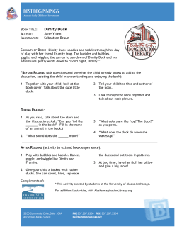 Dimity Duck - Best Beginnings