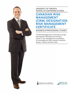 CANADIAN RISK MANAGEMENT (CRM) DESIGNATION RISK