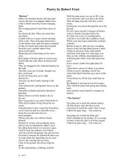 Robert Frost Poems - Homeschool