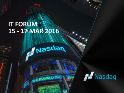 Nasdaq Clearing Fondhandlaref&ouml;reningen 2015-10-13