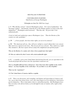 Stories of George Washington Lesson