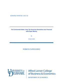 The Continental Dollar: How The American Revolution was