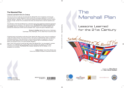 The Marshall Plan