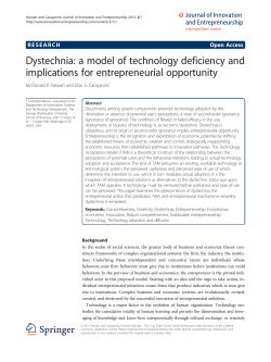 Dystechnia: a model of technology deficiency and implications for