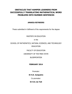 obstacles that hamper learners from successfully translating