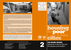 For all_Housing the Poor in Asian Cities