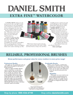 EXTRA FINE WATERCOLOR - Daniel Smith Art Supplies
