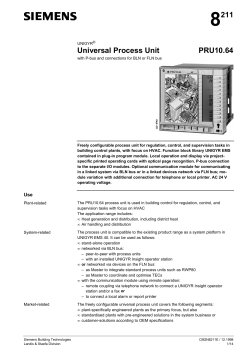 8211 Universal Process Unit PRU10.64