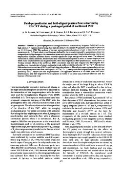 Field-perpendicular and field-aligned plasma flows observed by