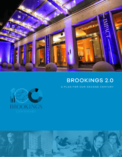 Brookings 2.0 - Brookings Institution