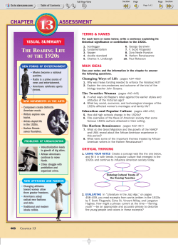 chapter assessment