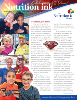 Nutrition Ink Vol23 Number 1