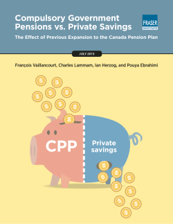 Compulsory Government Pensions vs. Private Savings: The Effect of