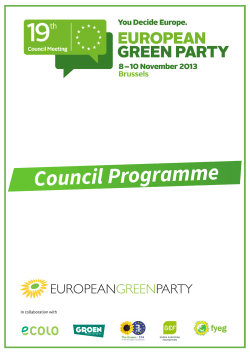 DEFINITE programme booklet Brussel Council -2