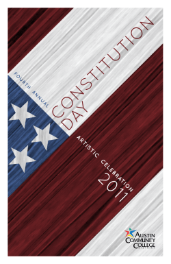 2011 Constitution Day - Austin Community College