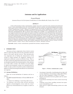 Antennas and its Applications