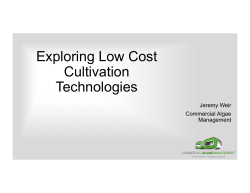 Jeremy Wier.pptx - Algae Biomass Organization