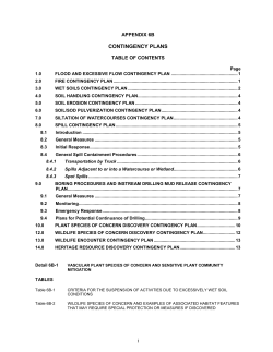 i CONTINGENCY PLANS - Government of Manitoba