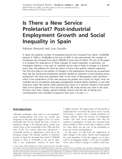 Is There a New Service Proletariat? Post
