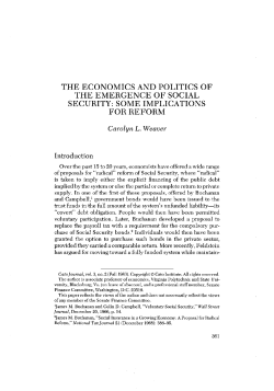 The Economics and Politics of the Emergence of
