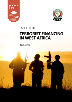 terrorist financing in west africa