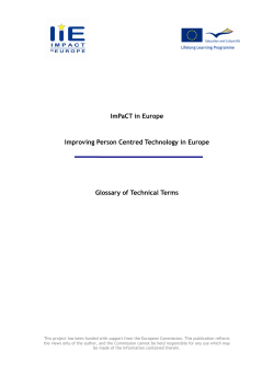 Glossary of Technical Terms
