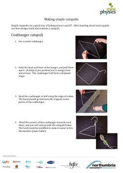 Catapult Instructions