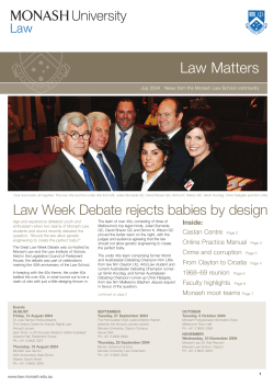 5568 Law Matters - Monash University