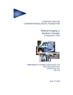 Medical Imaging in Northern Canada