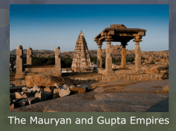 The Mauryan and Gupta Empires