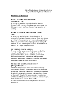 Business Courses - Langston University