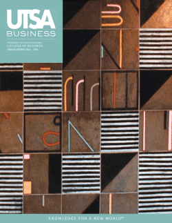 KNOWLEDGE FOR A NEW WORLD&trade;