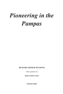 Pioneering in the Pampas