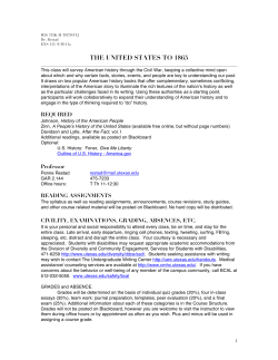 syllabus - UT College of Liberal Arts