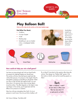 Play Balloon Ball! - Kids` Science Challenge