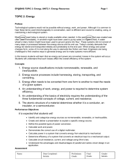 UNIT2.1-Energy Resources