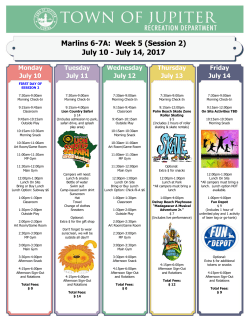 6-7A S2 Schedule
