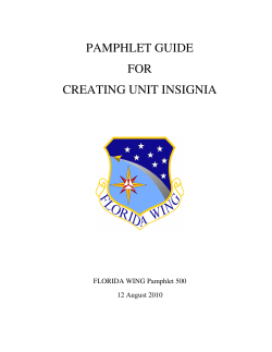 FLWGP 500, Guide for Creating Unit Insignia - SER ePub-Home