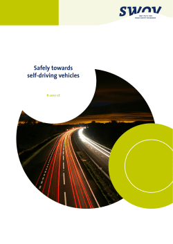 Safely towards self-driving vehicles