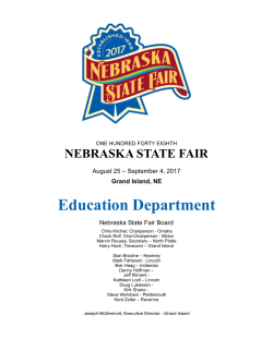 2017 State Fair Opportunities