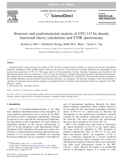 Structure and conformational analysis of CFC