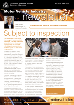 Subject to inspection - Department of Commerce