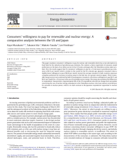 Consumers` willingness to pay for renewable and nuclear energy: A