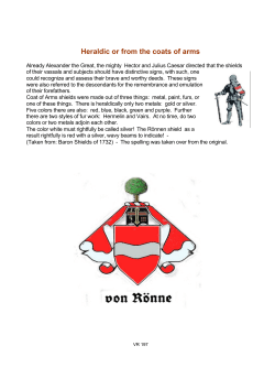 Heraldic or from the coats of arms - v